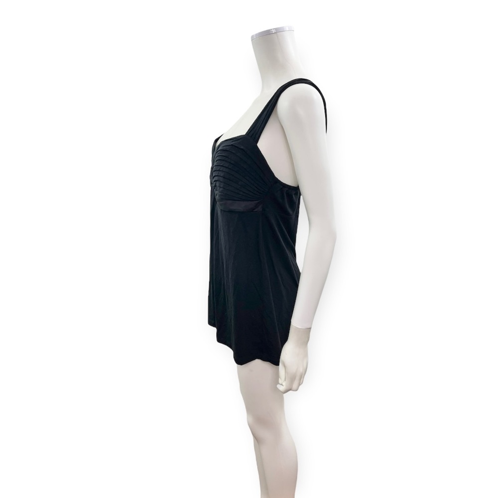 Bcbgeneration Sleeveless Solid Black Blouse. - image 2